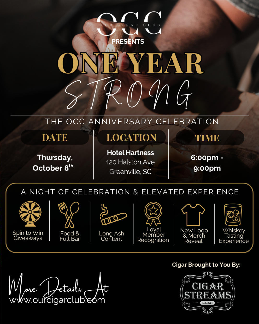 Our Cigar Club: One Year Strong - Anniversary Celebration